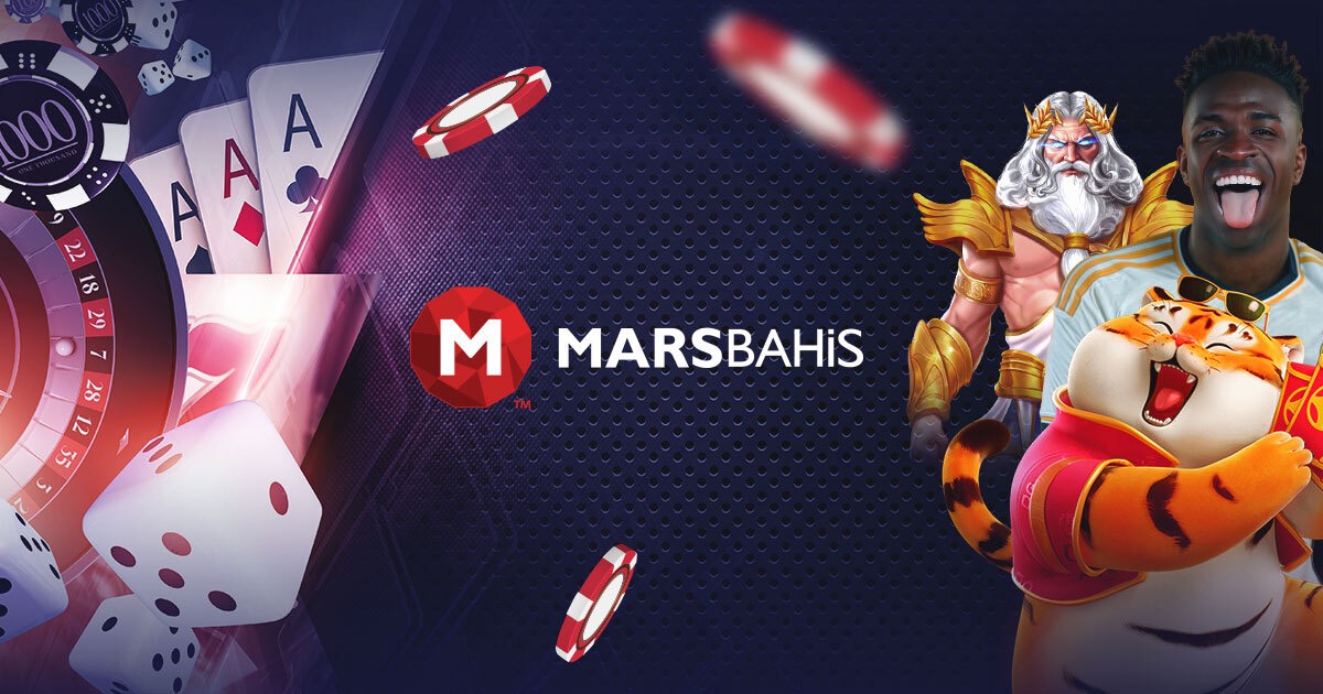 Marsbahis logosu, casino fişleri ve spor temalı tanıtım bannerı