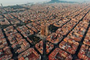 barcelona superblock view from above